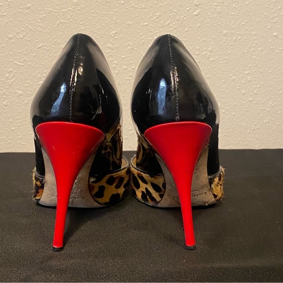 KATE SPADE | Lottie color block leopard pumps 8 - Picture 4 of 6